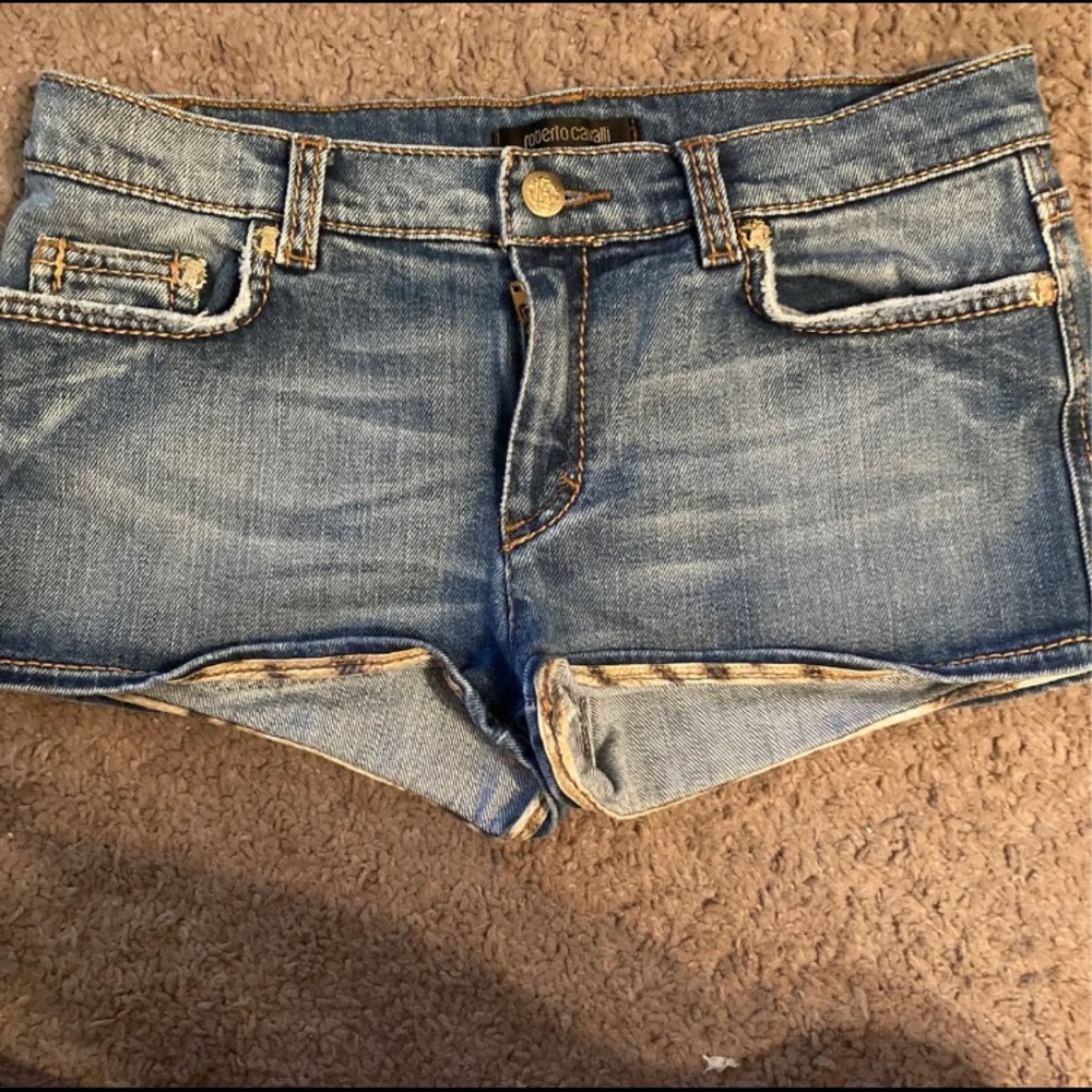 Roberto Cavalli Jean shorts